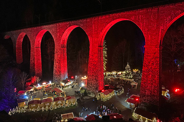 Weihnachtsmarkt in der Ravennaschlucht
